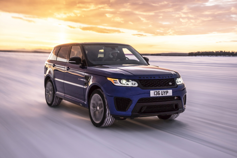 Range Rover Sport SVR sneeuw-proof