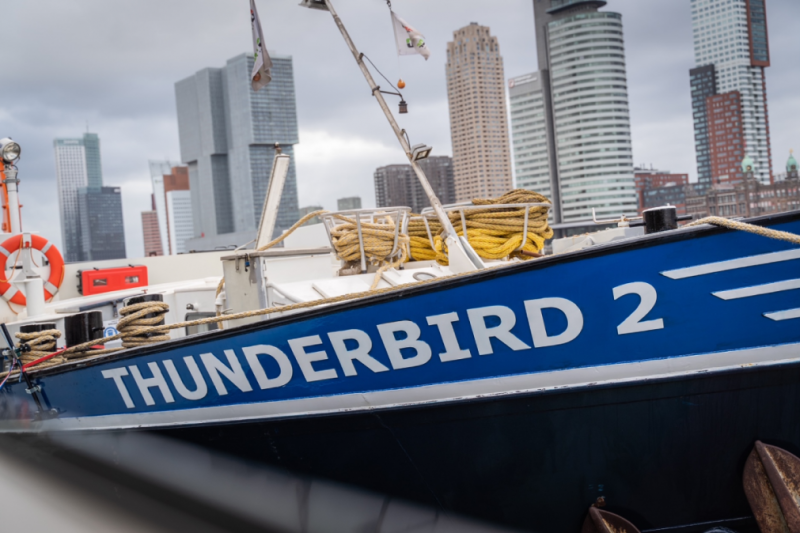 Doop Thunderbird II: explosieveilig wassen tijdens het laden en lossen