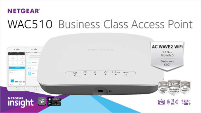 Dit is het NETGEAR WAC510 access point