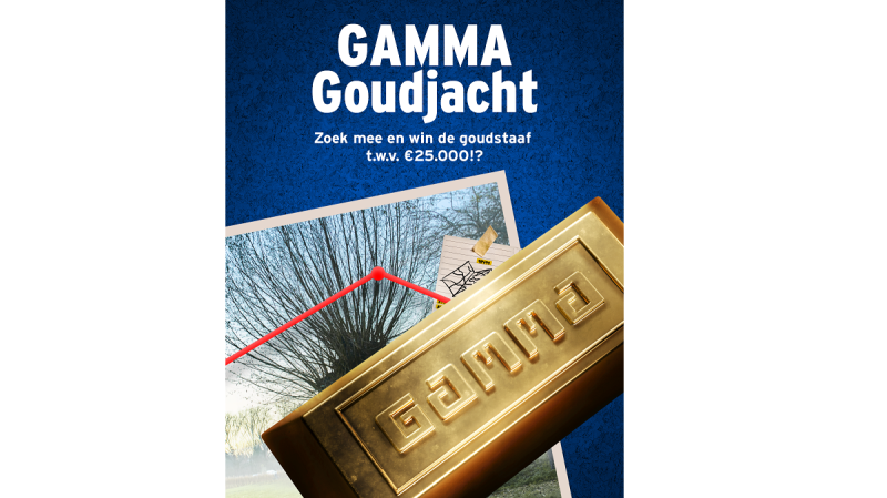 GAMMA Goudjacht op 4 februari van start