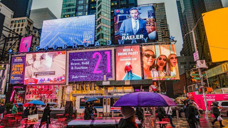 Het effect van opvallende outdoor marketing