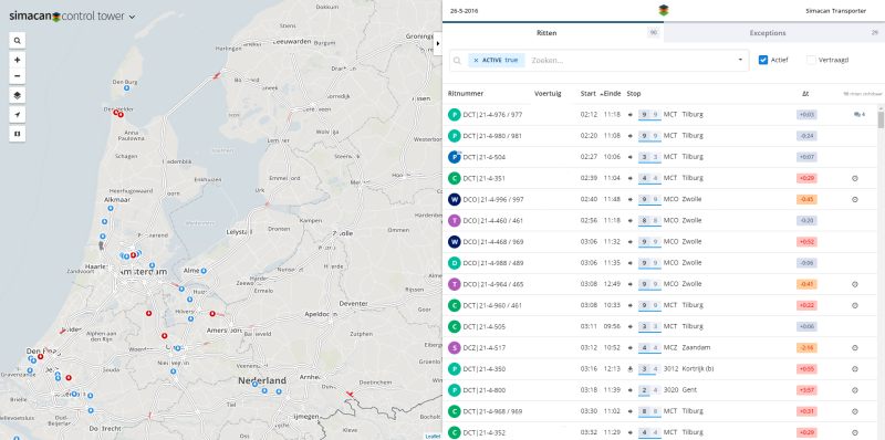 App-review Simacan Control Tower: altijd de regie over je logistieke processen 