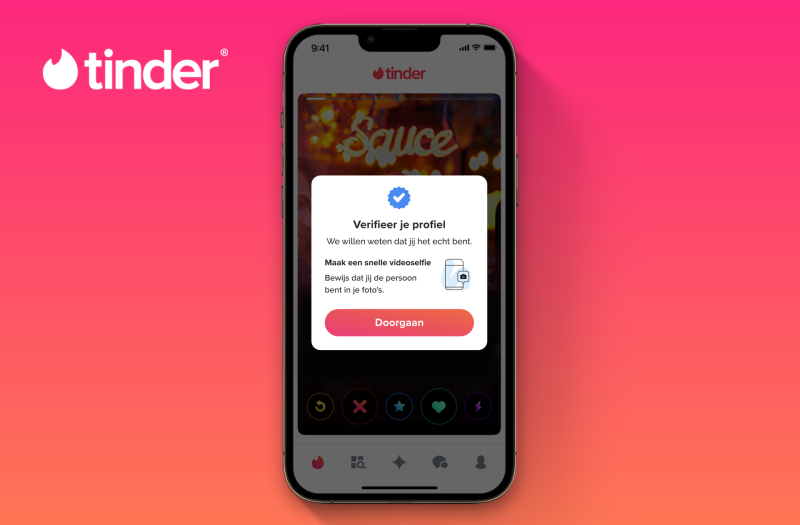 Tinder verbetert veiligheid met introductie van videoselfie-verificatie 