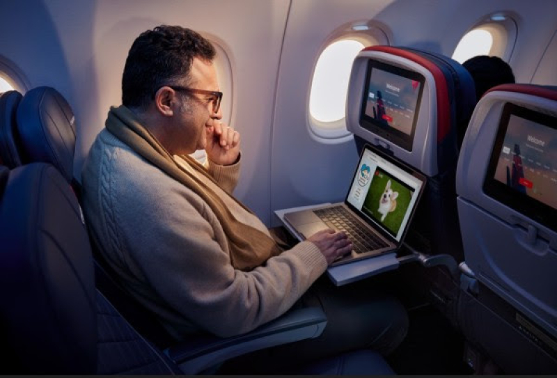 Delta breidt snelle gratis WiFi uit naar internationale vluchten